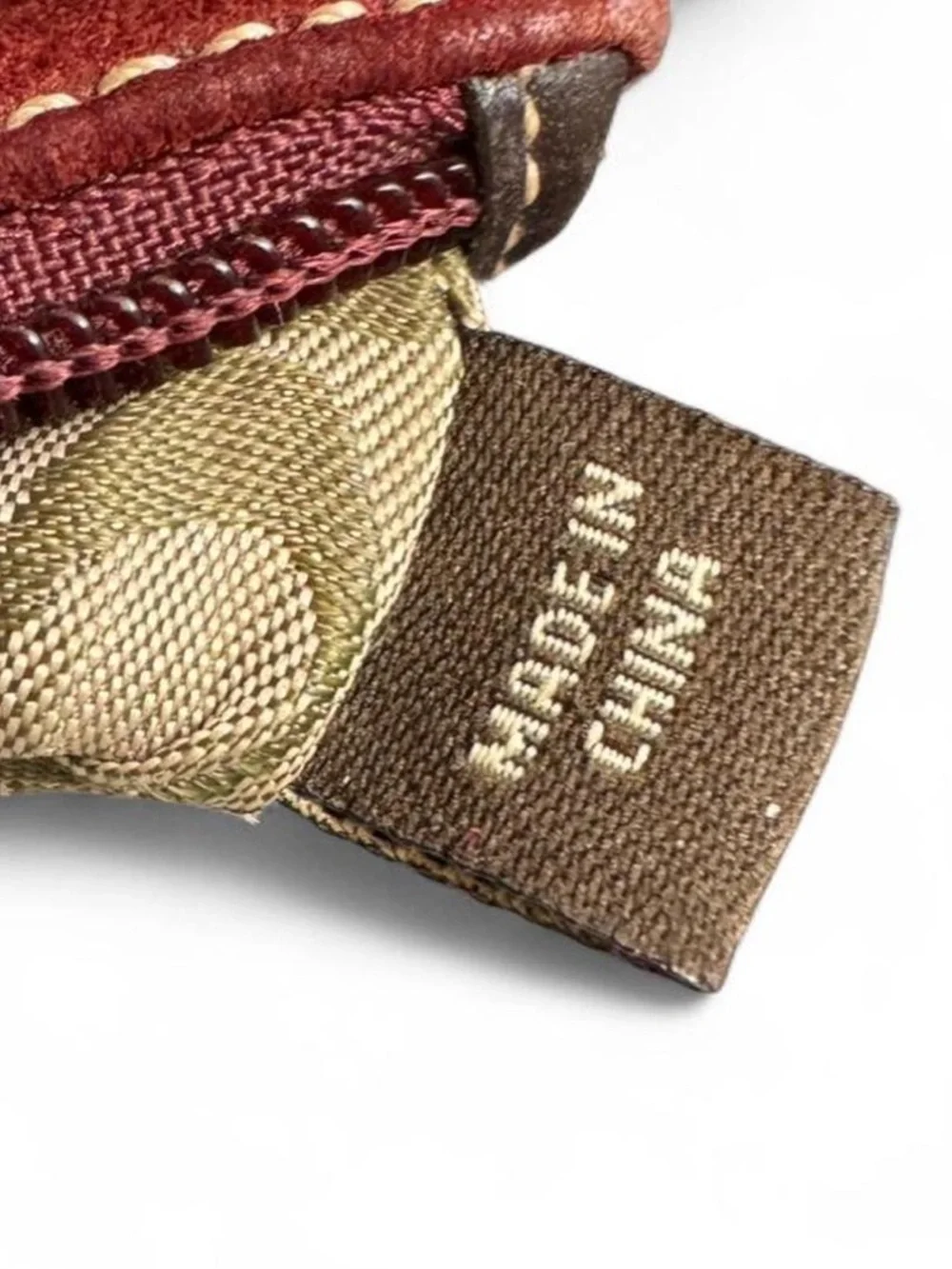 vintage coach burgundy red suede soho hobo wristlet / mini bag 🍷 - Picture 7 of 9